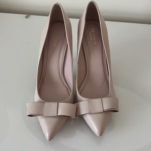 Ted Baker Nude Heels with Bow